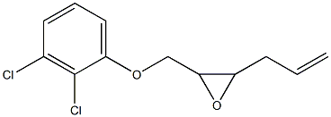 2,3-ジクロロフェニル3-アリルグリシジルエーテル 化学構造式