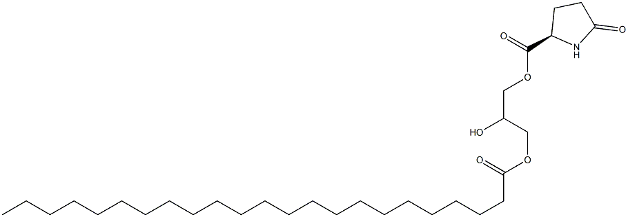 1-[(D-ピログルタモイル)オキシ]-2,3-プロパンジオール3-トリコサノアート 化学構造式