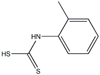 2-メチルフェニルジチオカルバミド酸 化学構造式