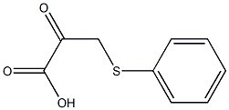 3-(Phenylthio)pyruvic acid Struktur