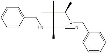  (2R,4R)-2-(Benzylamino)-4-(benzyloxy)-2,3,3-trimethylpentanenitrile