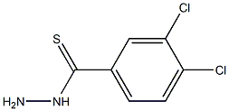 3,4-Dichlorophenylthiocarbonylhydrazine Structure