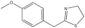 2-(p-Methoxybenzyl)-4,5-dihydrothiazole,,结构式