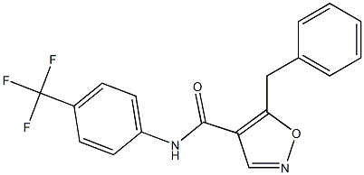 N-[4-(Trifluoromethyl)phenyl]-5-benzylisoxazole-4-carboxamide