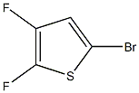 5-ブロモ-2,3-ジフルオロチオフェン 化学構造式