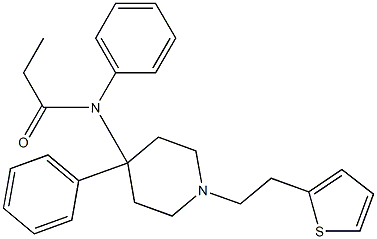 N-(Phenyl)-N-[1-(2-(2-thienyl)ethyl)-4-phenylpiperidin-4-yl]propanamide|