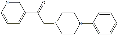 1-[(3-Pyridylcarbonyl)methyl]-4-phenylpiperazine