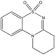 7,8,9,10-Tetrahydropyrido[2,1-c][1,2,4]benzothiadiazine 5,5-dioxide Structure