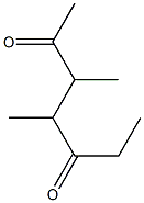 3,4-Dimethylheptane-2,5-dione Struktur