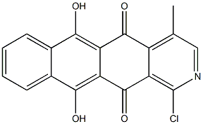  1-Chloro-4-methyl-6,11-dihydroxynaphth[2,3-g]isoquinoline-5,12-dione