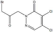 4,5-Dichloro-2-(3-bromo-2-oxopropyl)pyridazin-3(2H)-one|