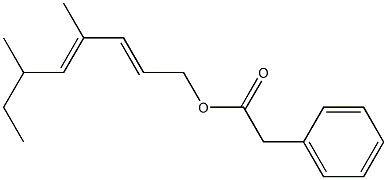 Phenylacetic acid 4,6-dimethyl-2,4-octadienyl ester|