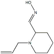 1-アリル-2-[(ヒドロキシイミノ)メチル]ピペリジン 化学構造式