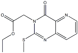 3,4-Dihydro-2-methylthio-4-oxopyrido[3,2-d]pyrimidine-3-acetic acid ethyl ester