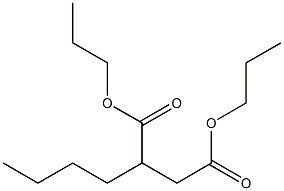 Hexane-1,2-dicarboxylic acid dipropyl ester Struktur