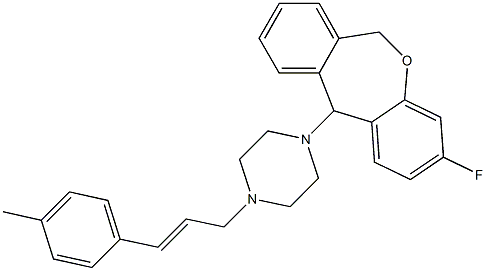 3-Fluoro-11-[4-[(E)-3-(4-methylphenyl)-2-propenyl]-1-piperazinyl]-6,11-dihydrodibenz[b,e]oxepin