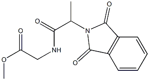 [[2-[(1,3-Dihydro-1,3-dioxo-2H-isoindol)-2-yl]propanoyl]amino]acetic acid methyl ester