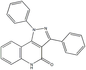1-(Phenyl)-3-phenyl-1H-pyrazolo[4,3-c]quinolin-4(5H)-one Structure