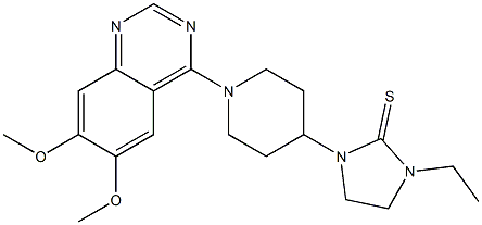 1-[1-(6,7-Dimethoxyquinazolin-4-yl)piperidin-4-yl]-3-ethylimidazolidine-2-thione