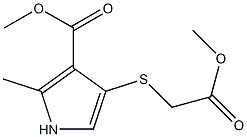 2-Methyl-4-[(methoxycarbonyl)methylthio]-1H-pyrrole-3-carboxylic acid methyl ester