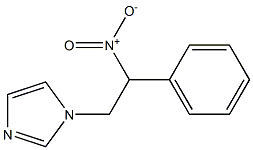 1-(2-ニトロ-2-フェニルエチル)-1H-イミダゾール 化学構造式
