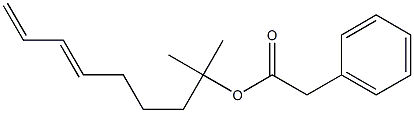 Phenylacetic acid 1,1-dimethyl-5,7-octadienyl ester