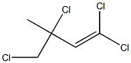 1,1,3,4-Tetrachloro-3-methyl-1-butene Structure