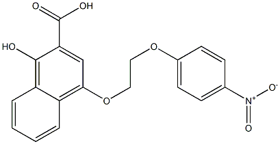 1-Hydroxy-4-[2-(4-nitrophenoxy)ethoxy]-2-naphthoic acid