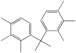 4,4'-Isopropylidenebis(1,2,3-trimethylbenzene) 结构式