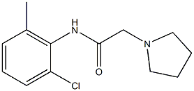 N-(2-Chloro-6-methylphenyl)-1-pyrrolidineacetamide Structure