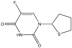 2-(5-Fluorouracil-1-yl)tetrahydrothiophene Struktur