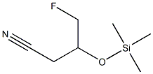 4-Fluoro-3-(trimethylsilyloxy)butyronitrile,,结构式