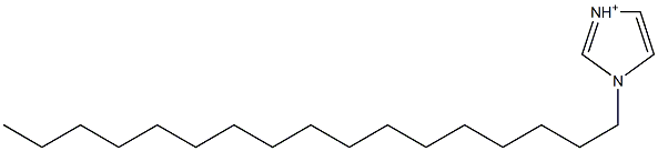 1-Heptadecylimidazolium,,结构式