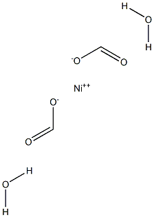 二ぎ酸ニッケル(II)·2水和物 化学構造式