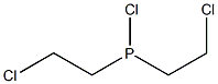 Bis(2-chloroethyl)chlorophosphine,,结构式