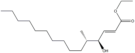 (2E,4S,5S)-4-Hydroxy-5-methyl-2-pentadecenoic acid ethyl ester