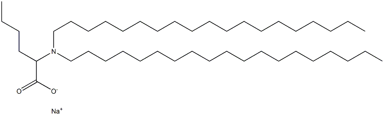2-(Dinonadecylamino)hexanoic acid sodium salt