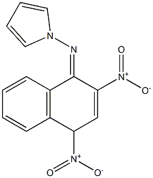 1-Pyrrolizino-2,4-dinitronaphthalene,,结构式