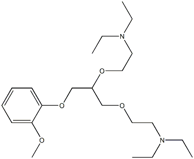2,2'-[[1-[(2-Methoxyphenoxy)methyl]-1,2-ethanediyl]bis(oxy)]bis[N,N-diethylethanamine]