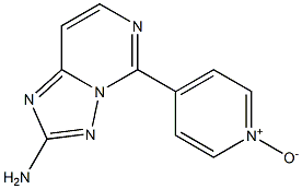 4-(2-Amino[1,2,4]triazolo[1,5-c]pyrimidin-5-yl)pyridine 1-oxide Structure