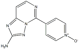 4-(2-Amino[1,2,4]triazolo[1,5-c]pyrimidin-5-yl)pyridine 1-oxide 结构式