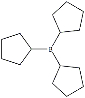 Tricyclopentylboron Structure