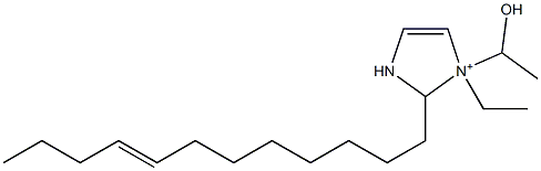 2-(8-Dodecenyl)-1-ethyl-1-(1-hydroxyethyl)-4-imidazoline-1-ium