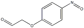 2-(4-Nitrosophenoxy)ethanal,,结构式