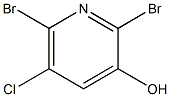 2-Bromo-5-chloro-6-bromopyridin-3-ol 结构式