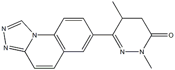 1-Methyl-4,5-dihydro-4-methyl-3-([1,2,4]triazolo[4,3-a]quinolin-7-yl)pyridazin-6(1H)-one