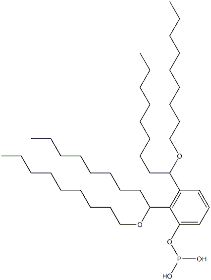  Phosphorous acid bis[1-(nonyloxy)nonyl]phenyl ester