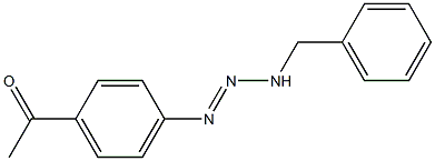 4'-[3-Benzyl-1-triazenyl]acetophenone Structure