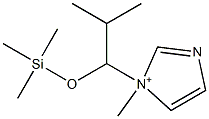 1-[1-(Trimethylsiloxy)-2-methylpropyl]-1-methyl-1H-imidazol-1-ium