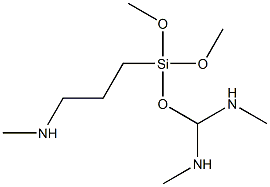 3-(Trimethylaminio)propyltrimethoxysilane Structure